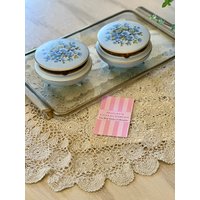 Schöne Blaue Blumen Vintage Porzellan Badezimmer Waschtisch Stücke - Kommode Flache Glasur Hübsche Zur Auswahl Geschenk Für Mama von HayleysCollectables