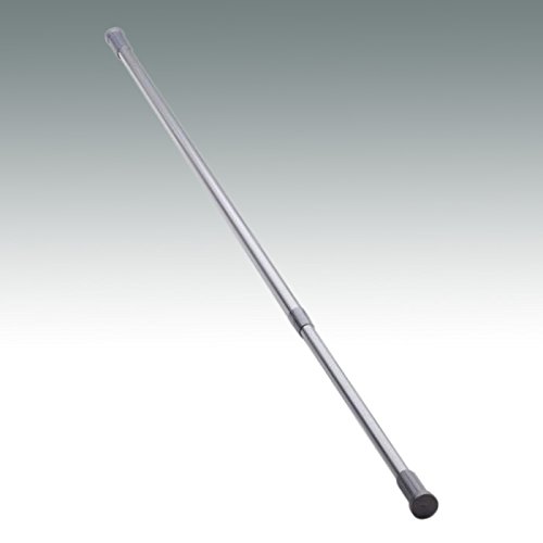 DUSCHVORHANGSTANGE 140 cm - 260 cm SILBER ALU GLÄNZEND TELESKOPSTANGE DUSCHVORHANG STANGE CHROM! SPRING SHOWER ROD! von Hayrets