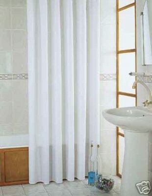 Hayrets Textil DUSCHVORHANG Weiss 330x200 cm EXTRA BREIT INKL.Ringe von Hayrets