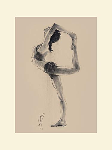 Hazel Bowman 'Herr des Tanzes Pose' montiert Drucken,30 x 40 cm von Hazel Bowman