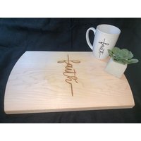 Faith Schneidebrett von HazelGroveCustoms