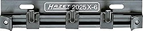 HAZET 2025X-6/4 Führungsschiene mit Haken | Werkzeugschiene komplett mit drei Werkzeughaken | Wandbefestigung | Netto-Gewicht (kg): 0.04 kg | Anzahl Werkzeuge: 4 | 150 mm lang HAZET 2025X-6/4 Führungsschiene mit Haken | Werkzeugschiene komplett mit drei Werkzeughaken | Wandbefestigung | Netto-Gewicht (kg): 0.04 kg | Anzahl Werkzeuge: 4 | 150 mm lang von Hazet