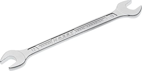 HAZET Doppel-Maulschlüssel 450N-12X13 verchromt, Schlüsselweite: 12 x 13 mm | Maulstellung: 15° | Schaft mit extra stabilem HAZET Doppel-T-Profil | Made in Germany HAZET Doppel-Maulschlüssel 450N-12X13 verchromt, Schlüsselweite: 12 x 13 mm | Maulstellung: 15° | Schaft mit extra stabilem HAZET Doppel-T-Profil | Made in Germany von Hazet