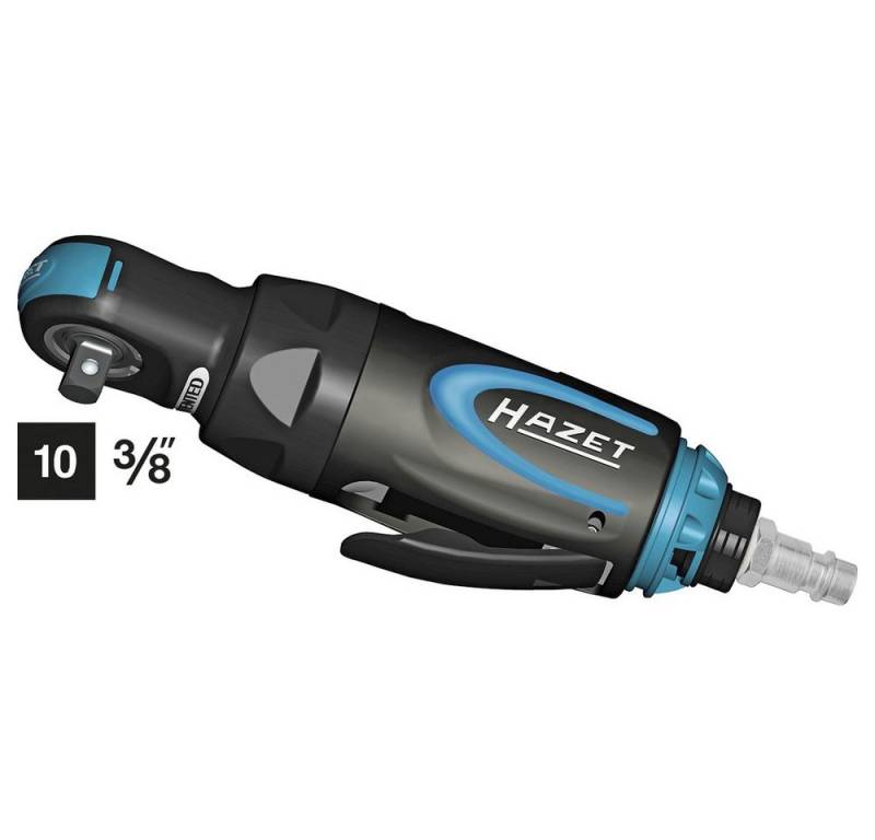 HAZET Druckluftgeräte-Set Hazet 9021P-2 Druckluft-Umschaltknarre 3/8" (10 mm) Außenvierkant 6.3 von Hazet