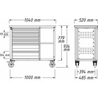 HAZET Fahrbare Werkbank 177W HAZET Fahrbare Werkbank 177W von Hazet