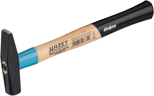 HAZET Schlosserhammer BluGuard 2140N-20, 280mm Länge, 200g Hammerkopf,mit Keilschraube für höchste Sicherheit, Qualitätsstahl und ergonomischem Stiel von Hazet
