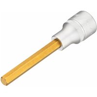 HAZET Schraubendreher-Steckschlüsseleinsatz 986L-8, Vierkant hohl 12,5 mm (1/2 Zoll), Innen-Sechskant Profil, 8 mm von Hazet