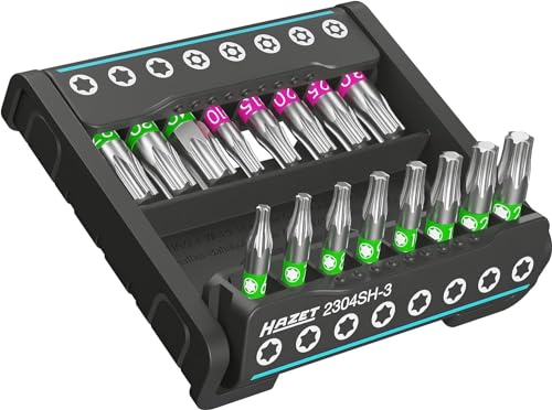 HAZET - Smart Holder 2304SH-3 I Praktischer Werkzeughalter 16 – teilig I Abtrieb: 6,3 (1/4 Zoll) I Aufbewahrung von Metallteilen, Ordnung am Arbeitsplatz, Sicherheit I Made in Germany von Hazet