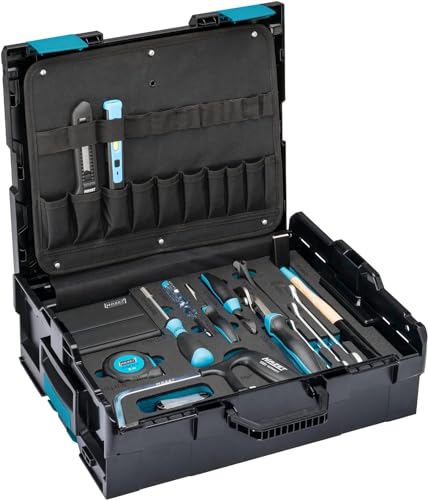 HAZET Werkzeug-Satz 190L-136/83 I 83-teilig, patentiertes L-Boxx Klicksystem mit 13,3 l Volumen mit Beschriftungsfeldern I Aufbewahrung und Transport von hochwertigem Werkzeug von Hazet