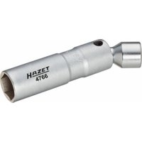 HAZET Zündkerzen-Schlüssel 4766 Vierkant hohl 10 mm (3/8 Zoll) Außen-Sechskant Profil 165⁄8 von Hazet