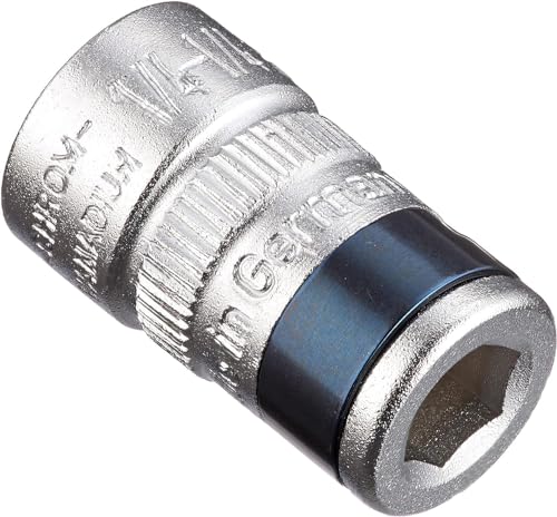 HAZET Adapter 2250-1 | mit Federsicherung - für einen sicheren Halt der Bits, Abtrieb: Sechskant 6,3 (1/4 Zoll), Antrieb: Vierkant 6,3 mm (1/4 Zoll), Made in Germany von Hazet