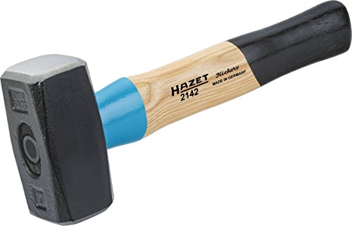 HAZET Fäustel (Stahl-Stielschutzhülse Bluguard, Hickoryholz, 1000 g, Länge: 260 mm) 2142-1 von Hazet