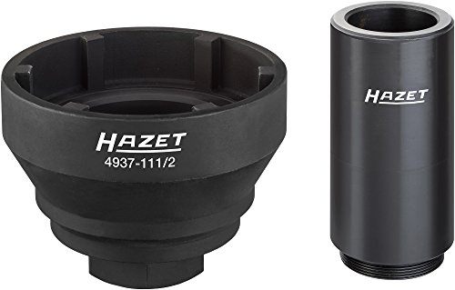 Hazet NKW Zapfenschlüssel-Satz für Hinterachse Man 4937-111/2 ∙ vierkant Hohl 25 mm (1 Zoll) ∙ Anzahl Werkzeuge: 2, 1 Stück von Hazet