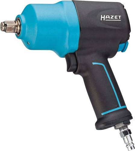 Hazet Druckluft-Schlagschrauber 9012EL-SPC I Max. Lösemoment 1700 Nm, Vierkant 12,5 mm (1/2 Zoll) I vibrationsarm- Werkzeug zum Anziehen und Lösen von Schrauben von Hazet