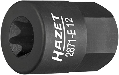 Hazet Turbolader/Krümmer Torx® Einsatz 2871-E12 ∙ Außen-Sechskant 17 mm ∙ außen Torx® Profil ∙ Schlüsselweite: E 12 ∙ Gesamtlänge: 28 mm, 1 Stück Hazet Turbolader/Krümmer Torx® Einsatz 2871-E12 ∙ Außen-Sechskant 17 mm ∙ außen Torx® Profil ∙ Schlüsselweite: E 12 ∙ Gesamtlänge: 28 mm, 1 Stück von Hazet