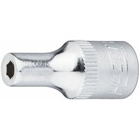 HAZET 6-Kant-Steckschlüssel-Einsatz 850-3 s: 3 mm Vierkant hohl 6,3 mm (1/4") von Hazet