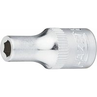 Steckschlüsseleinsatz 850-4 ∙ 1/4 Zoll (6,3 mm) Vierkant hohl ∙ Außen Sechskant-Tractionsprofil ∙ sw 4 mm von Hazet