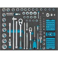 Steckschlüssel Satz, Vierkant hohl 6,3 mm (1/4), Vierkant hohl 10 mm (3/8), 122-tlg. - Hazet von Hazet