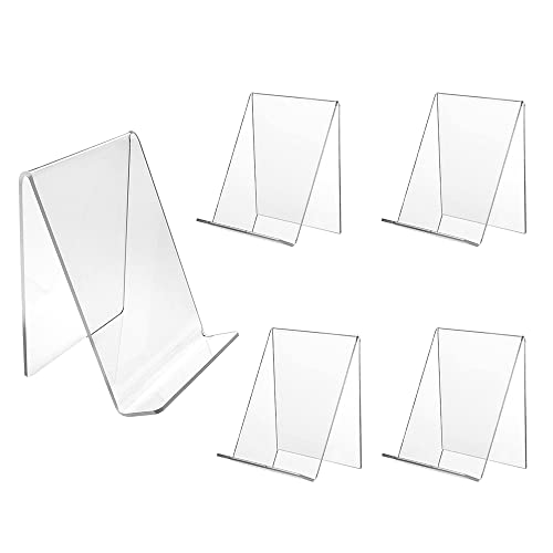 Hazrcvr Book Display Stand 5 Stück Acryl Buchstütze Transparent Schrägsteller Prospekthalter Transparente Acryl Bücherregal Transparent Acryl Buch Staffelei Prospektständer für Bücher Hazrcvr Book Display Stand 5 Stück Acryl Buchstütze Transparent Schrägsteller Prospekthalter Transparente Acryl Bücherregal Transparent Acryl Buch Staffelei Prospektständer für Bücher von Hazrcvr