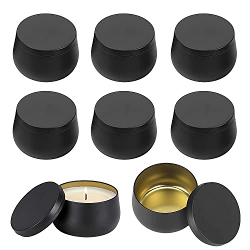 Hazrcvr Kerzendose 8 Stück Leere Kerzendosen aus Metall Runde Kerzengläser Nachfüllbare Metallkerzendosen mit Deckel Kerzengläser zur Herstellung von Kerzen DIY Kerzenherstellungs Zubehör Kit Hazrcvr Kerzendose 8 Stück Leere Kerzendosen aus Metall Runde Kerzengläser Nachfüllbare Metallkerzendosen mit Deckel Kerzengläser zur Herstellung von Kerzen DIY Kerzenherstellungs Zubehör Kit von Hazrcvr