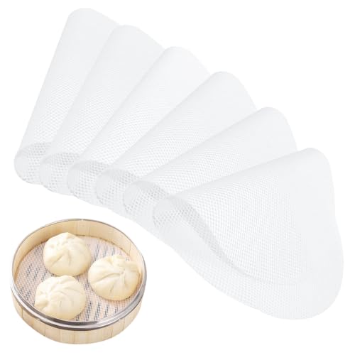 Hazrcvr Silikon Dämpfer Matte 20 Stück Bambusdämpfer Matte Silikon Dampfgarer Netz Mesh Knödel Pad Dim Sum Dampfer Matte Wiederverwendbare Antihaft Dampfmatte Runde Dampfgarer Mat Hazrcvr Silikon Dämpfer Matte 20 Stück Bambusdämpfer Matte Silikon Dampfgarer Netz Mesh Knödel Pad Dim Sum Dampfer Matte Wiederverwendbare Antihaft Dampfmatte Runde Dampfgarer Mat von Hazrcvr