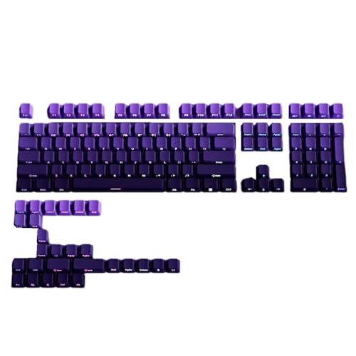 Haztholf Gradient Double Coup Lila PBT Keycap Backlit Keycap 130 Key Full Keycaps Set für mechanische Tastatur von Haztholf