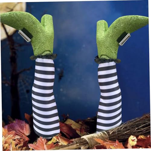 2pcs realistische Hexenbein Yard Stakes 19 Zoll mit Schuhen und Streifensocken Rasenstände Halloween Party Dekorationen Garten Terrasse Grüße Gartenausstellung 2pcs realistische Hexenbein Yard Stakes 19 Zoll mit Schuhen und Streifensocken Rasenstände Halloween Party Dekorationen Garten Terrasse Grüße Gartenausstellung von Hbbgdiy