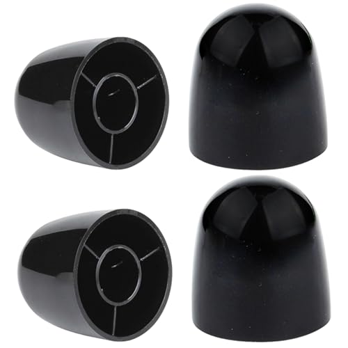 4pcs Toilettenschüsselkappe Plastikabdeckungen mit Schrauben, einfach zu installieren dekorative Toilettenkappe Set für Badezimmerbodenbasis, sichere Schraube Verschleierung von Hbbgdiy