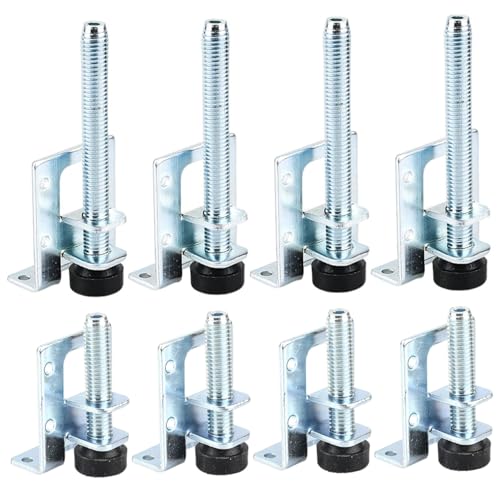 Einstellbare Levelfüße 8pcs Hochleistungs-Rutschmöbel Leveler mit Nylonbasis für Tischschrank-Bank-Schreibtischschrank und Holzmöbel Einstellbare Levelfüße 8pcs Hochleistungs-Rutschmöbel Leveler mit Nylonbasis für Tischschrank-Bank-Schreibtischschrank und Holzmöbel von Hbbgdiy