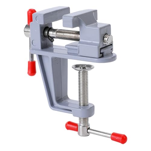 Einstellbare Tischspannungsklemme, tragbare Mini -Bankspanne für Handwerk und Holzbearbeitung, kleine Aluminiumlegierung Arbeitsbankklemme für die Heimwerkstatt von Hbbgdiy
