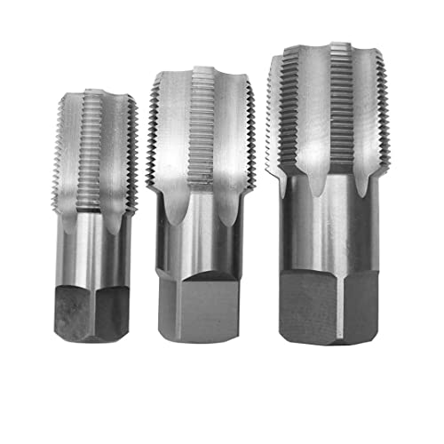 Handrohrhahnsatz 3pcs Stahlbohrer Taper NPT 1 Zoll 1 -/4 Zoll -/2 Gewinde -Werkzeug -Kit zum Bearbeitung von Rohrgewinden mit Kunststofflagerbox Handrohrhahnsatz 3pcs Stahlbohrer Taper NPT 1 Zoll 1 -/4 Zoll -/2 Gewinde -Werkzeug -Kit zum Bearbeitung von Rohrgewinden mit Kunststofflagerbox von Hbbgdiy