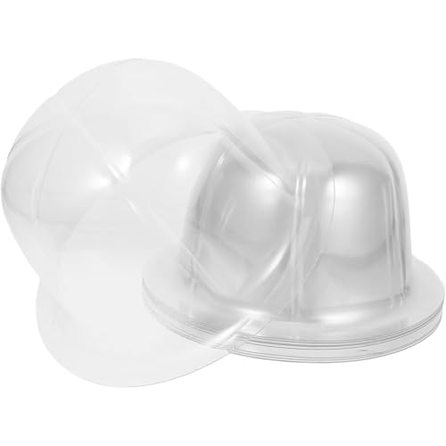 Hbbgdiy 10pcs Hut Shaper -Ständer, Plastikkuppelformhut -Anzeigeeinsatz mit Rand, Hutorganisator für Baseballkappen und Wohnzimmer Display von Hbbgdiy
