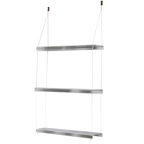 Hbbgdiy 3-stufiges Fensterregal für Pflanzen Verstellbarer klarer Acrylhänge-Pflanzenständer, Innengartenfensterkleiderbügel für Küche, Balkon, Blumen und Kräuter von Hbbgdiy