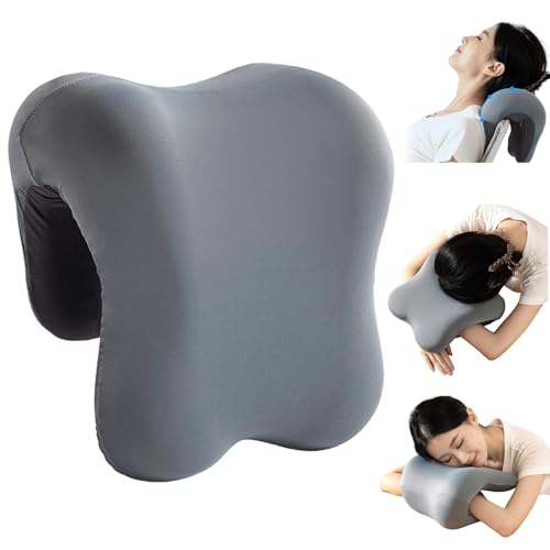 Hbbgdiy Ergonomische Speicherschaum -Kopfstützen -Kissen mit Polyester -Spandex -Mischabdeckung, verstellbare Office -Stuhl -Kopfstütze -Ansatz für Nacken-, Rücken- und NAP -Unterstützung von Hbbgdiy