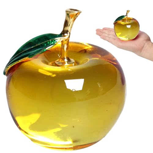 Hbbgdiy Glas Apfelfrüchte Figur mit grün von Hbbgdiy