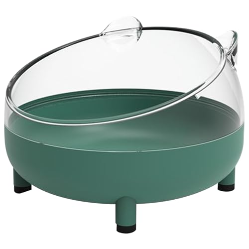 Hbbgdiy Hamstersandkasten, 5x5x5 halbklammerner Hamster-Sandbadbehälter, transparentes verschüttetes Bad, Stabiler Waschkasten auch für Müll. von Hbbgdiy