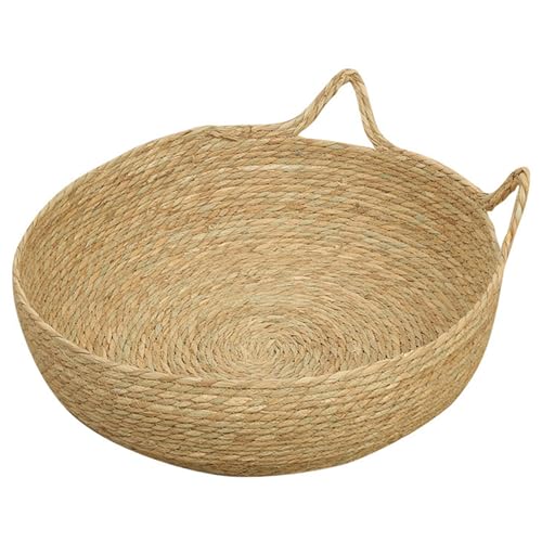 Hbbgdiy Katzenkorb, bequemes rundes kühlendes Rattan -Katzenbett, tragbares und leichtes Korbbett für Innenräume Aller Jahreszeiten, Welpen, Kätzchen, kleines Tier. von Hbbgdiy