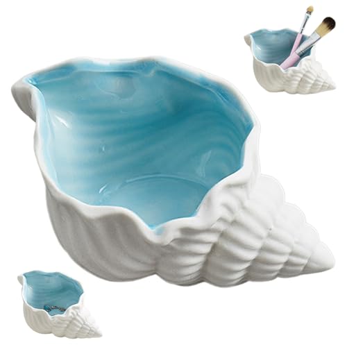 Hbbgdiy Keramik Muschelschmuckschale 5x3x2 Grandtschablett mit Ozeanmotiven mit realistischer Textur für Ringe, Ohrringe, Schlüssel, Halsketten, Waschtisch, Schreibtisch, Eingangsaufbewahrung Hbbgdiy Keramik Muschelschmuckschale 5x3x2 Grandtschablett mit Ozeanmotiven mit realistischer Textur für Ringe, Ohrringe, Schlüssel, Halsketten, Waschtisch, Schreibtisch, Eingangsaufbewahrung von Hbbgdiy