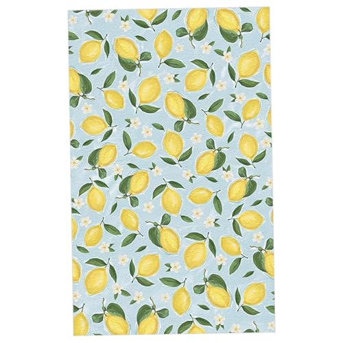 Hbbgdiy Mikrofaserküchentücher 16x24 Zoll, Zitronen- und Blütendruck absorbierende Geschirrtücher für Arbeitsplatten, Mehrzweck -Tee- und Geschirrtücher Hbbgdiy Mikrofaserküchentücher 16x24 Zoll, Zitronen- und Blütendruck absorbierende Geschirrtücher für Arbeitsplatten, Mehrzweck -Tee- und Geschirrtücher von Hbbgdiy