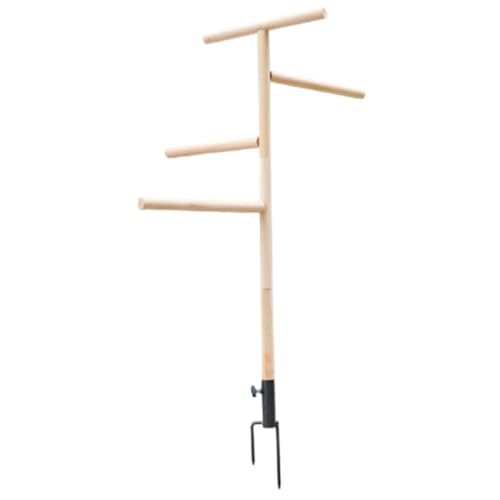 Hühnchen -Barsch, 57 -Zoll -Holz -Hühnchen -Perch -Barsch mit Metall gemahlenen Stecker, Birds Trainingsplattformen Geflügelzubehör für Cockatiels Lovebirds Papagei Hühnchen -Barsch, 57 -Zoll -Holz -Hühnchen -Perch -Barsch mit Metall gemahlenen Stecker, Birds Trainingsplattformen Geflügelzubehör für Cockatiels Lovebirds Papagei von Hbbgdiy