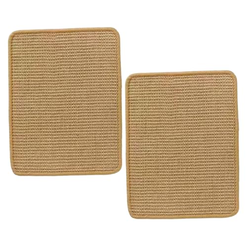 Kaninchenkratzpad, 12 x 16 Zoll Katzenkratzpolster, natürliche Verschleiß-resistente Schwestermatte, Meerschweinchenbett 2pcs Hasenkratzer, Katze, Schwierigkeitsmatte, Meerschweinchenbett, Kaninchen von Hbbgdiy