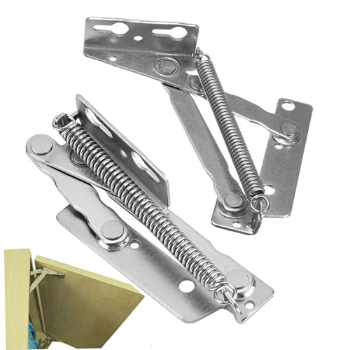 Küchenschrankscharniere 2pcs 80 Grad Heavy Duty Metall Springscharniere für Schranktüren Klapperte Sofasschrank und Küchenschrank Türersatz von Hbbgdiy