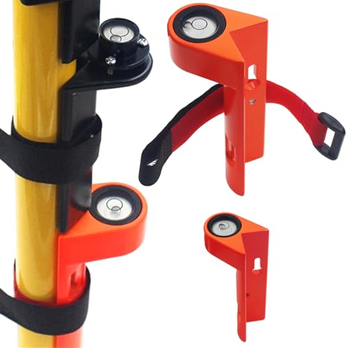 Manuell Blasenpegel mit Riemen für Grade, Stangenaluminiumlegierung rechtwinkeliger Werkzeug, Handheld Fixes Rechtswinkel -Nivelling -Gurt für die Befragung der Konstruktionsniveau -Stabposition von Hbbgdiy