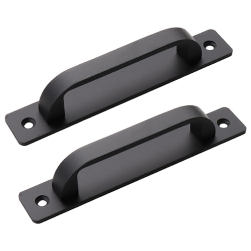 Scheunentürgriff 2pcs schwarze Aluminiumlegierung GREAT GREISE 5, 8 -Zoll Scheunentürgriff 2pcs schwarze Aluminiumlegierung GREAT GREISE 5, 8 -Zoll von Hbbgdiy