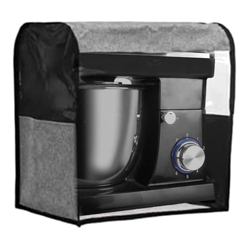 Standmixerabdeckung 14x9x14 Zoll verdickte staubfeste Küchengeräteabdeckung mit klarem Fenster und Taschen für Ständermixerzubehör und Arbeitsplattenlagerung Standmixerabdeckung 14x9x14 Zoll verdickte staubfeste Küchengeräteabdeckung mit klarem Fenster und Taschen für Ständermixerzubehör und Arbeitsplattenlagerung von Hbbgdiy
