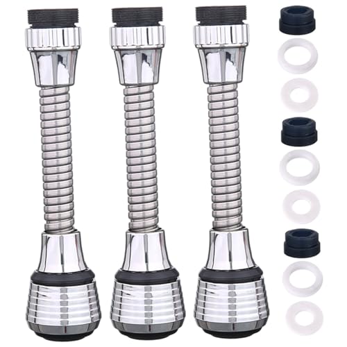 Wasserhahn Spritzbraun 3pcs Anti Splash Küchenspüle Sprühgerät 360 Grad Rotatable Tap Extension Lerator Flexible Schlauch 2 Modi Waschbecken Wasserhahn für kaltes heißes Wasser Wasserhahn Spritzbraun 3pcs Anti Splash Küchenspüle Sprühgerät 360 Grad Rotatable Tap Extension Lerator Flexible Schlauch 2 Modi Waschbecken Wasserhahn für kaltes heißes Wasser von Hbbgdiy