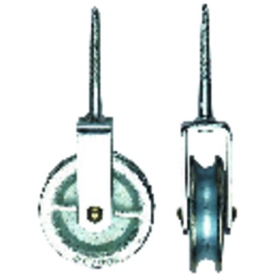 Waschseilrolle Nr.5000 60mm mit Gussrolle von Hbs Betz