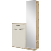 HBZ Garderoben-Set "Kompaktgarderobe, BxHxT 105x188x38 cm mit Spiegel" 2 Stk. tlg. von Hbz