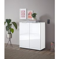 HBZ Kommode "Santorin, BxHxT 90x99x40 cm", (1 St.), Breite 90cm, Softclose für Türen, Melaminbeschichtung von Hbz