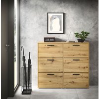 HBZ Schuhkipper "Sam Schuhkipper, Schuhschrank BxHxT 116x103x17 cm" 1 Stk. tlg. mit 6 Klappen von Hbz